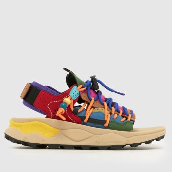 FLOWER MOUNTAIN Brown Multi Punku Womens Sandals