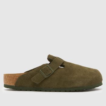BIRKENSTOCK Green Boston Clog Womens Sandals