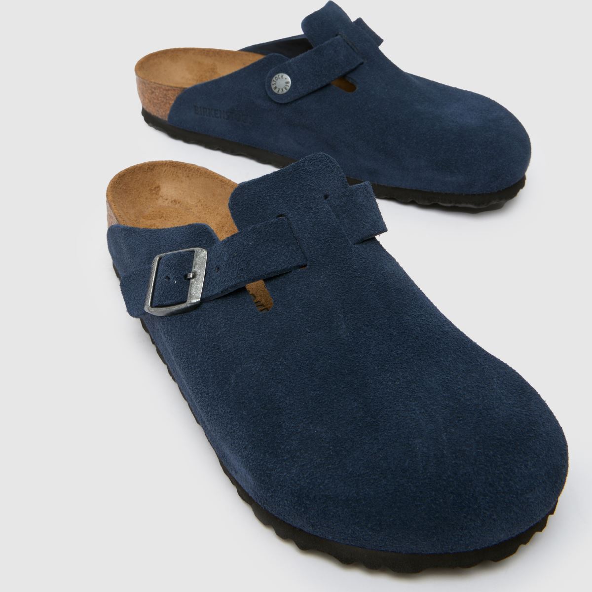 BIRKENSTOCK Boston Clog Sandals in Navy