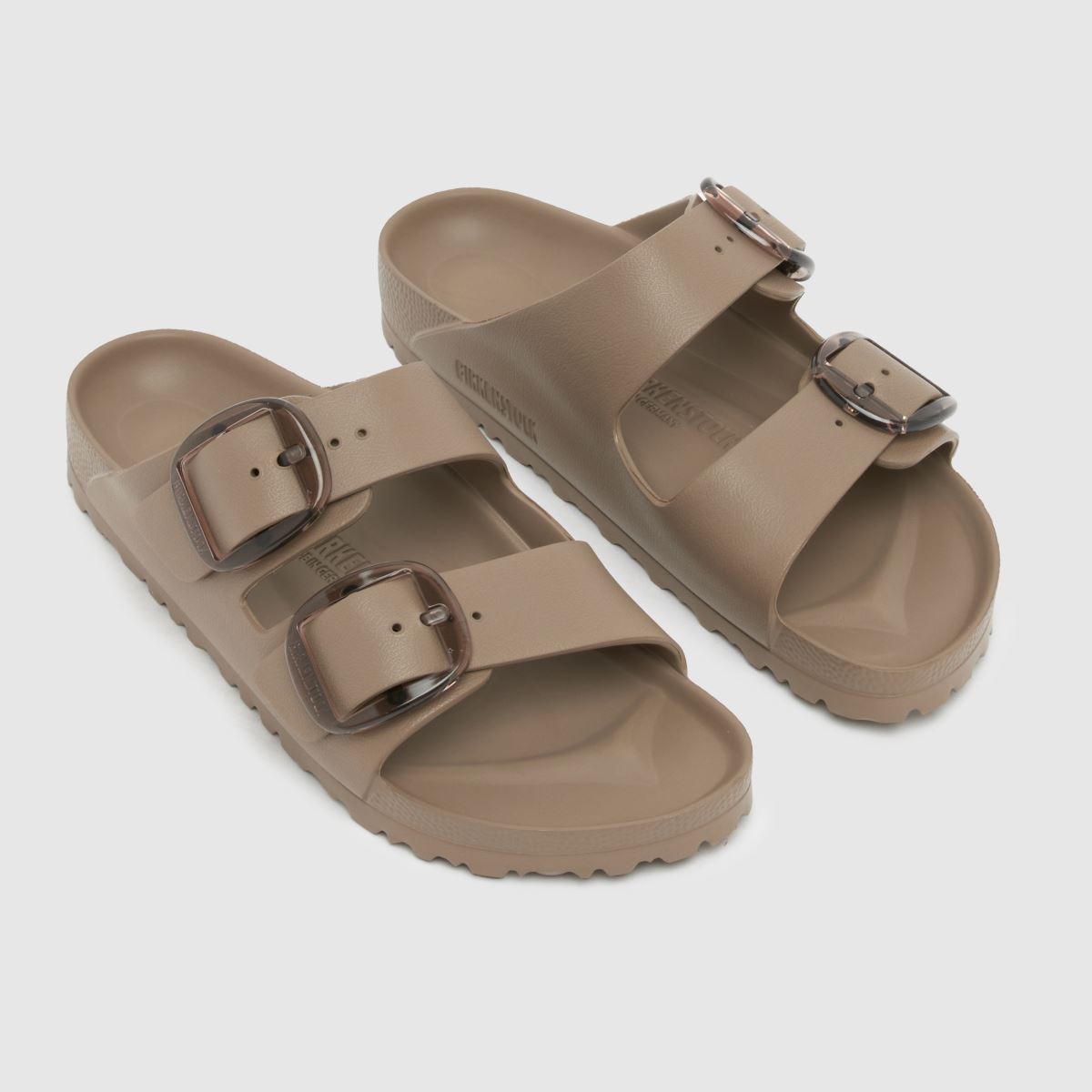 BIRKENSTOCK Arizona EVA Big Buckle Sandals in Taupe