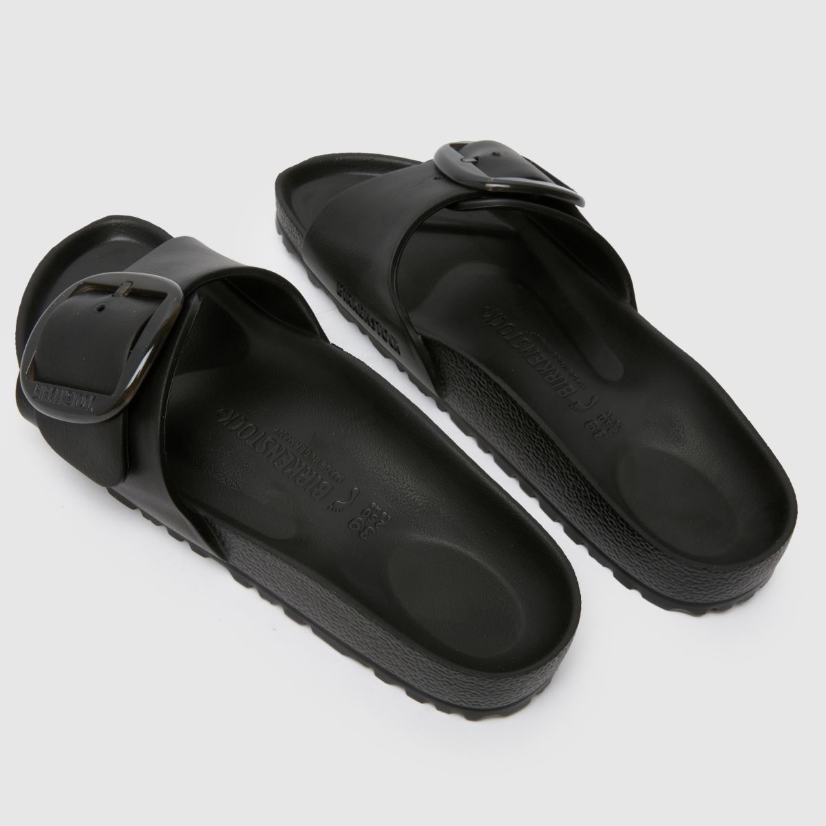 Womens Black BIRKENSTOCK Madrid EVA Big Buckle Sandals schuh