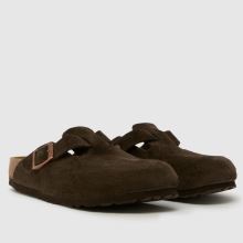 BIRKENSTOCK Boston Clog Narrow Fit in Brown BIRKENSTOCK Boston Clog Narrow Fit,2 of 4