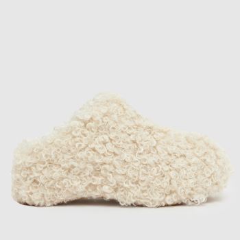 Azalea Wang Natural Darwin Poodle Mule Womens Sandals