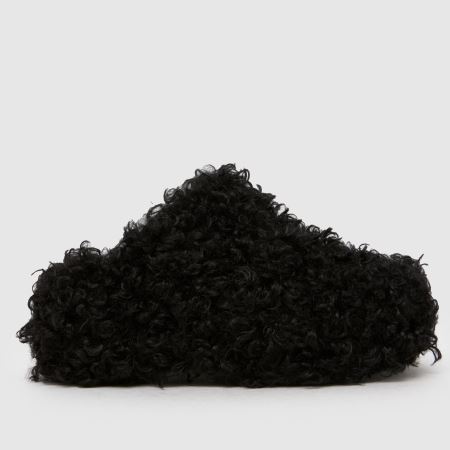 Womens Black Azalea Wang Darwin Poodle Mule Sandals | schuh