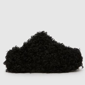 Azalea Wang Black Darwin Poodle Mule Womens Sandals