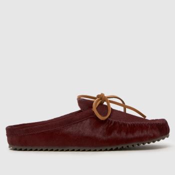 BIBI LOU Burgundy Alexia Mule Womens Sandals