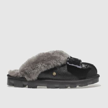ugg black coquette sequin bow slippers ugg black coquette sequin bow slippers