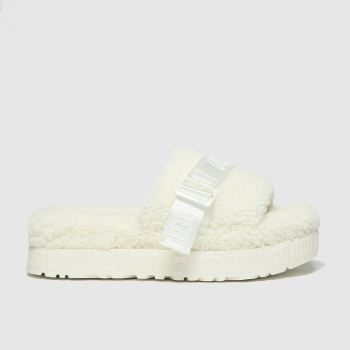UGG white fluffita slippers UGG white fluffita slippers
