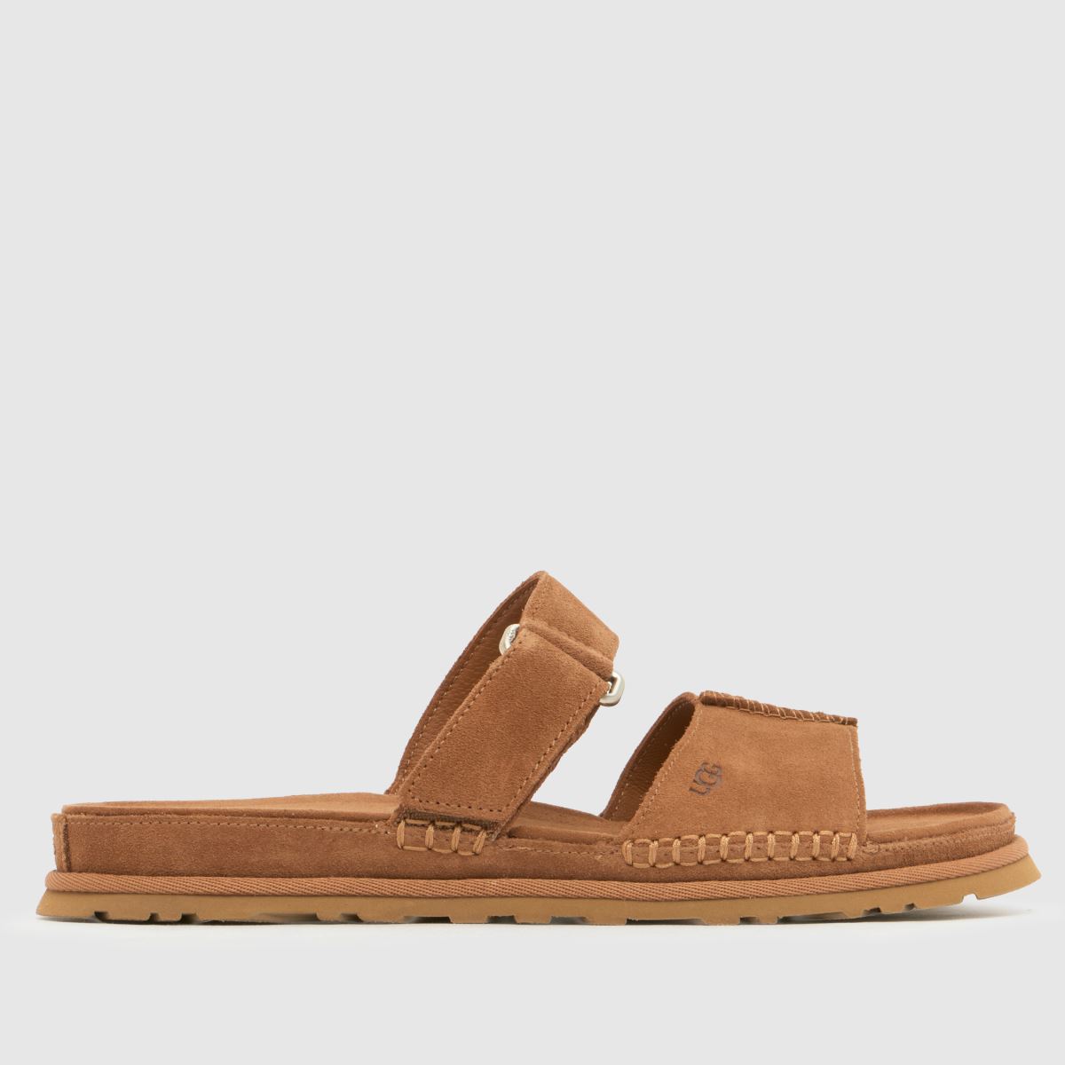 UGG Goldengaze Slide Sandals in Chestnut