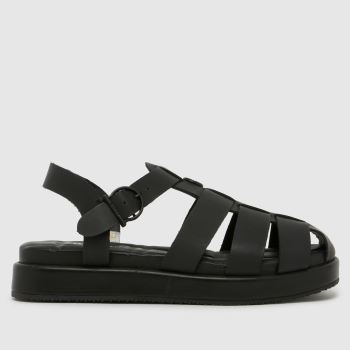 Barbour Black Hindburn Fisherman Womens Sandals