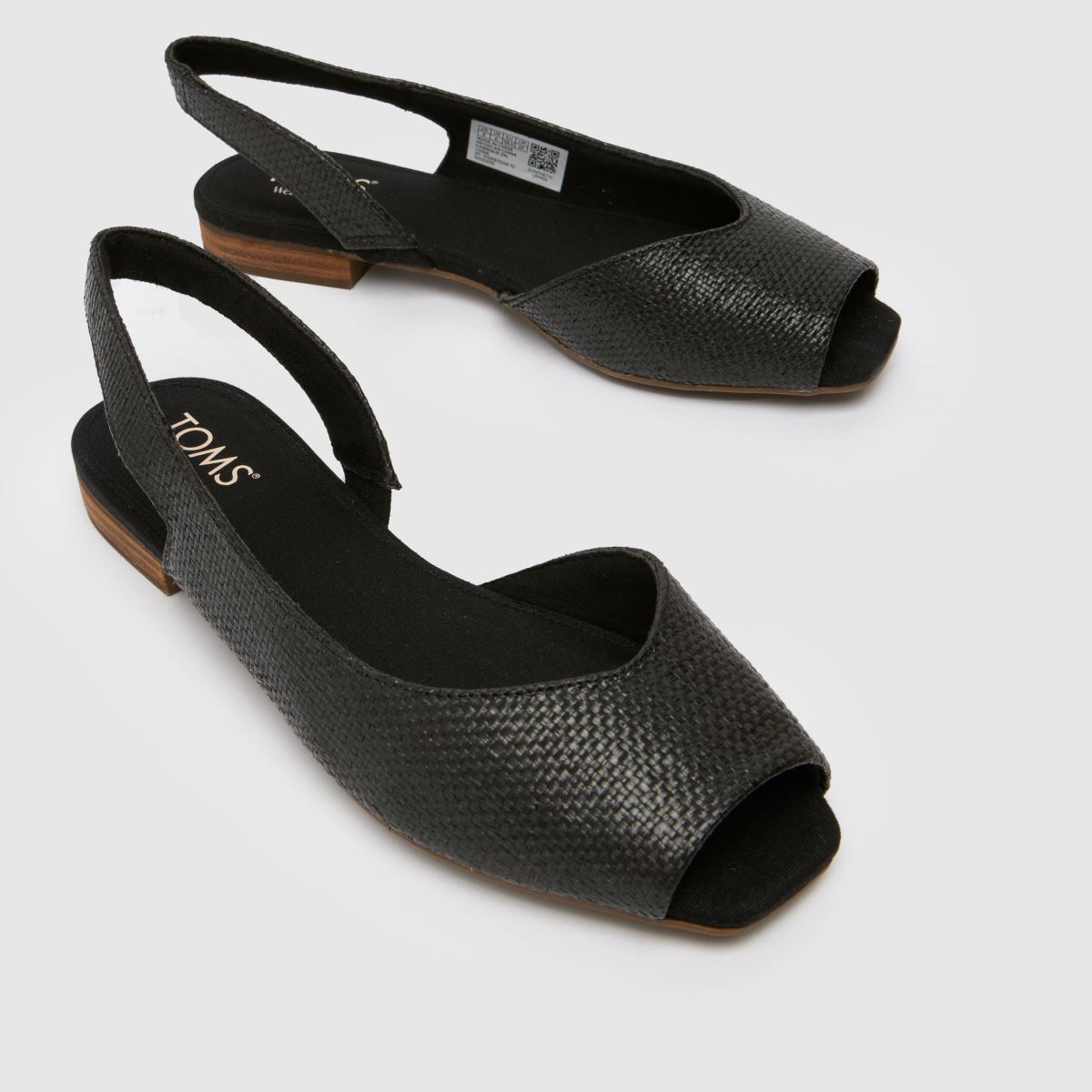 TOMS Briella Slingback Ballet Flat in Black TOMS Briella Slingback Ballet Flat 4