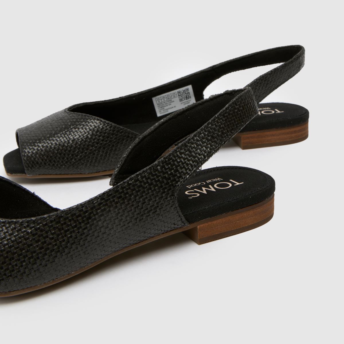 TOMS Briella Slingback Ballet Flat in Black TOMS Briella Slingback Ballet Flat 7