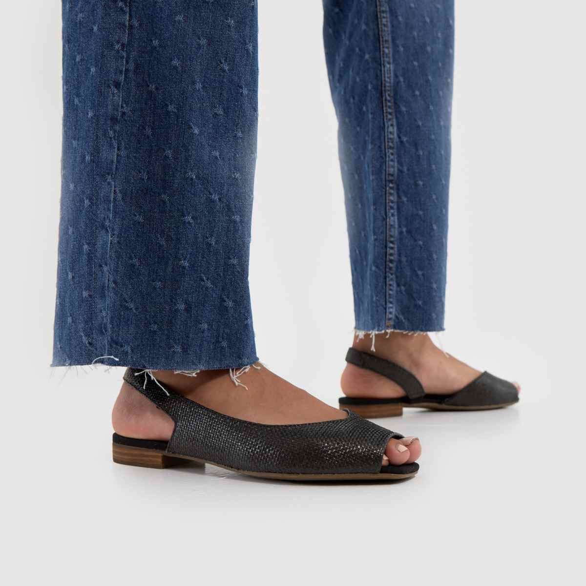 TOMS Briella Slingback Ballet Flat in Black TOMS Briella Slingback Ballet Flat 8