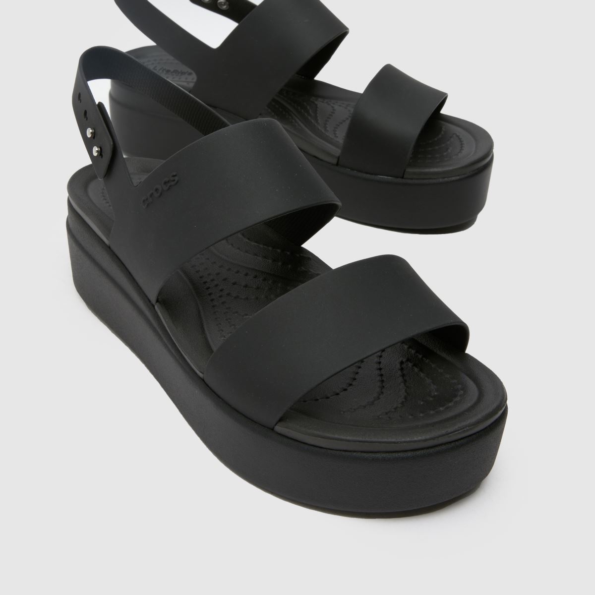 crocs huarache wedge sandals