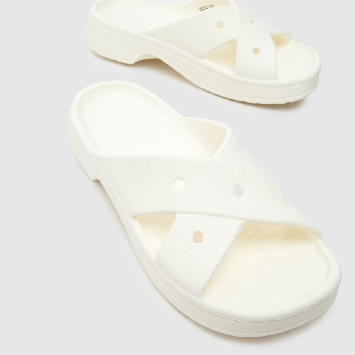Crocs Cross Strap in White Crocs Cross Strap 4