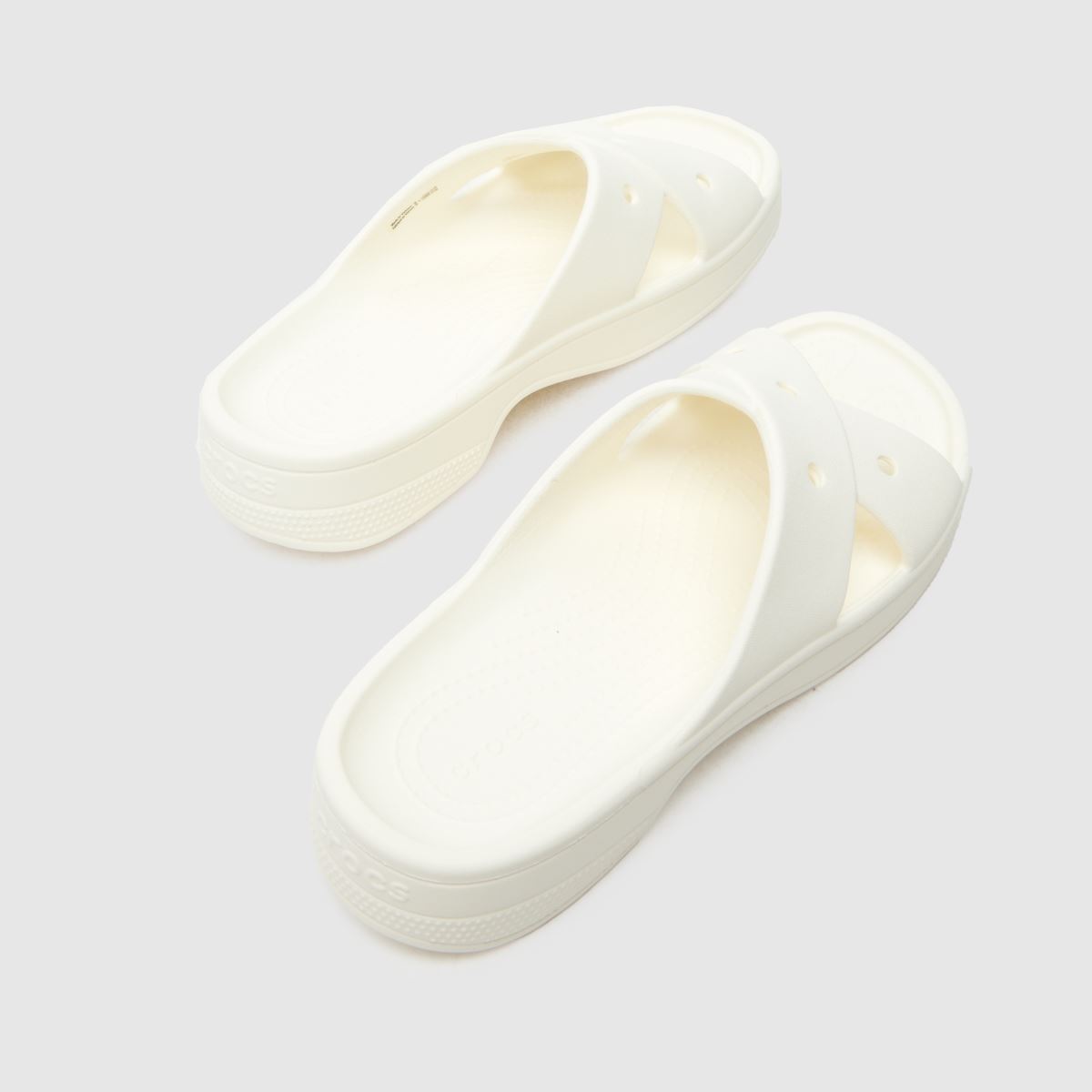 サンダル・ミュール CROCS Women Sandals CR210061 WHITE White WOMENS CROCS CLASSIC SANDAL - CLEARANCE