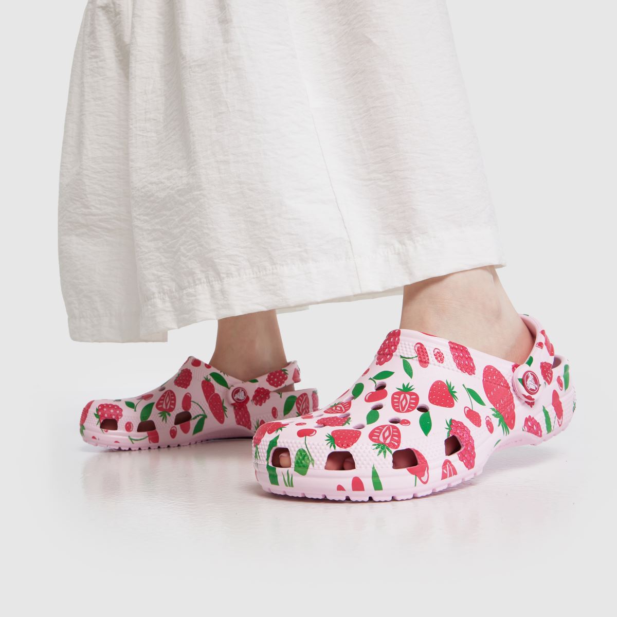 Crocs Classic Berry Clog in Pink Multi Crocs Classic Berry Clog 8