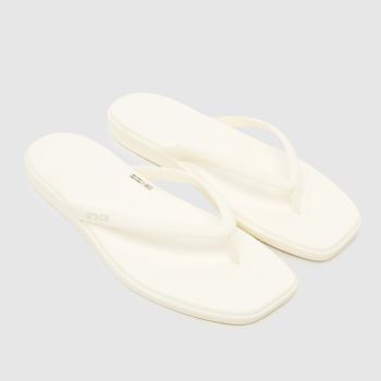 Crocs White Miami Flip Womens Sandals
