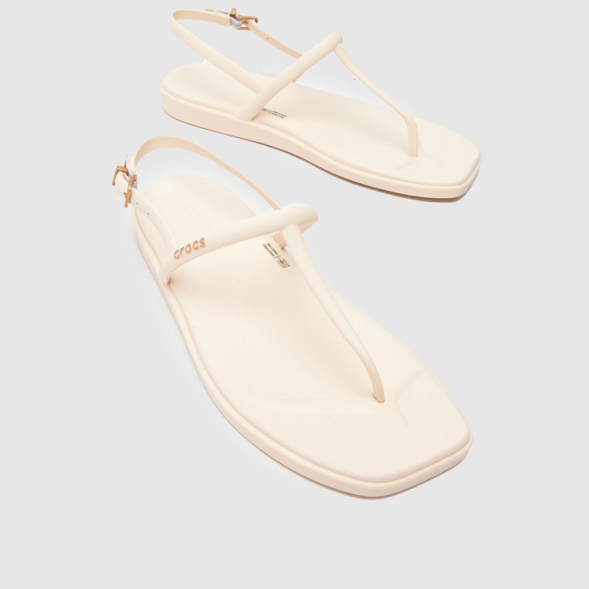 Crocs Miami Thong Flip in Stone