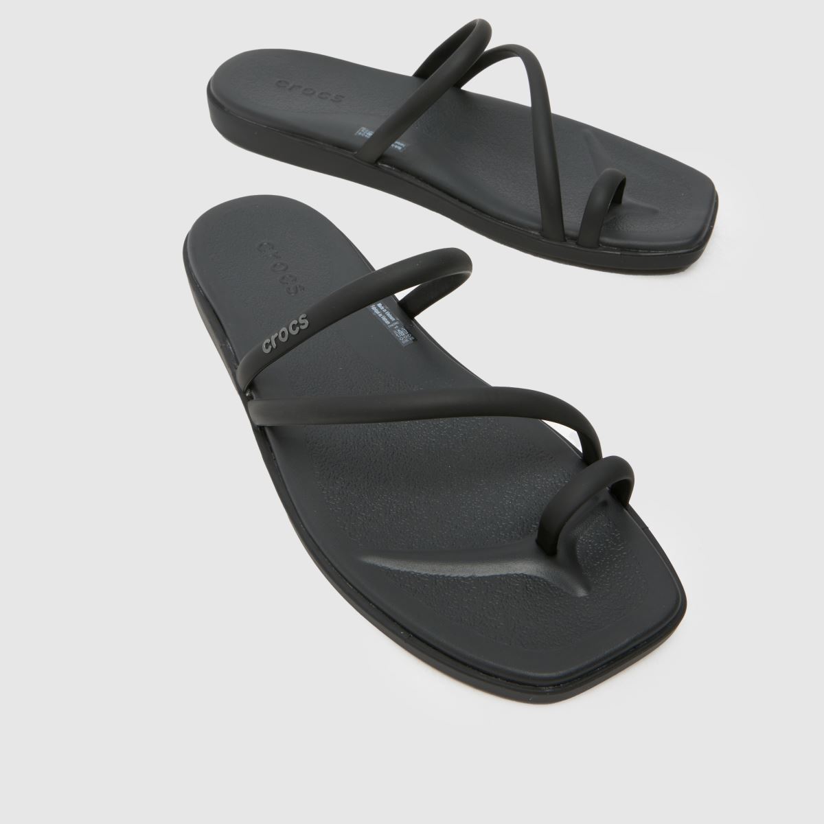 Crocs Miami Toe Loop in Black Crocs Miami Toe Loop 4