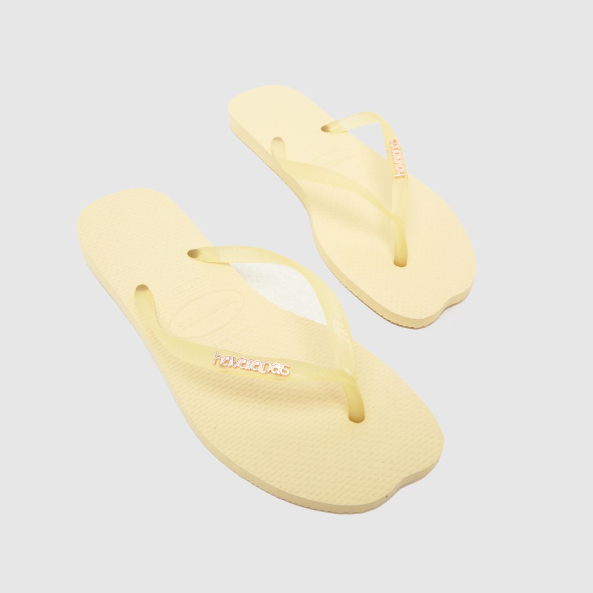 Havaianas Slim Split in Pale Yellow Havaianas Slim Split 4