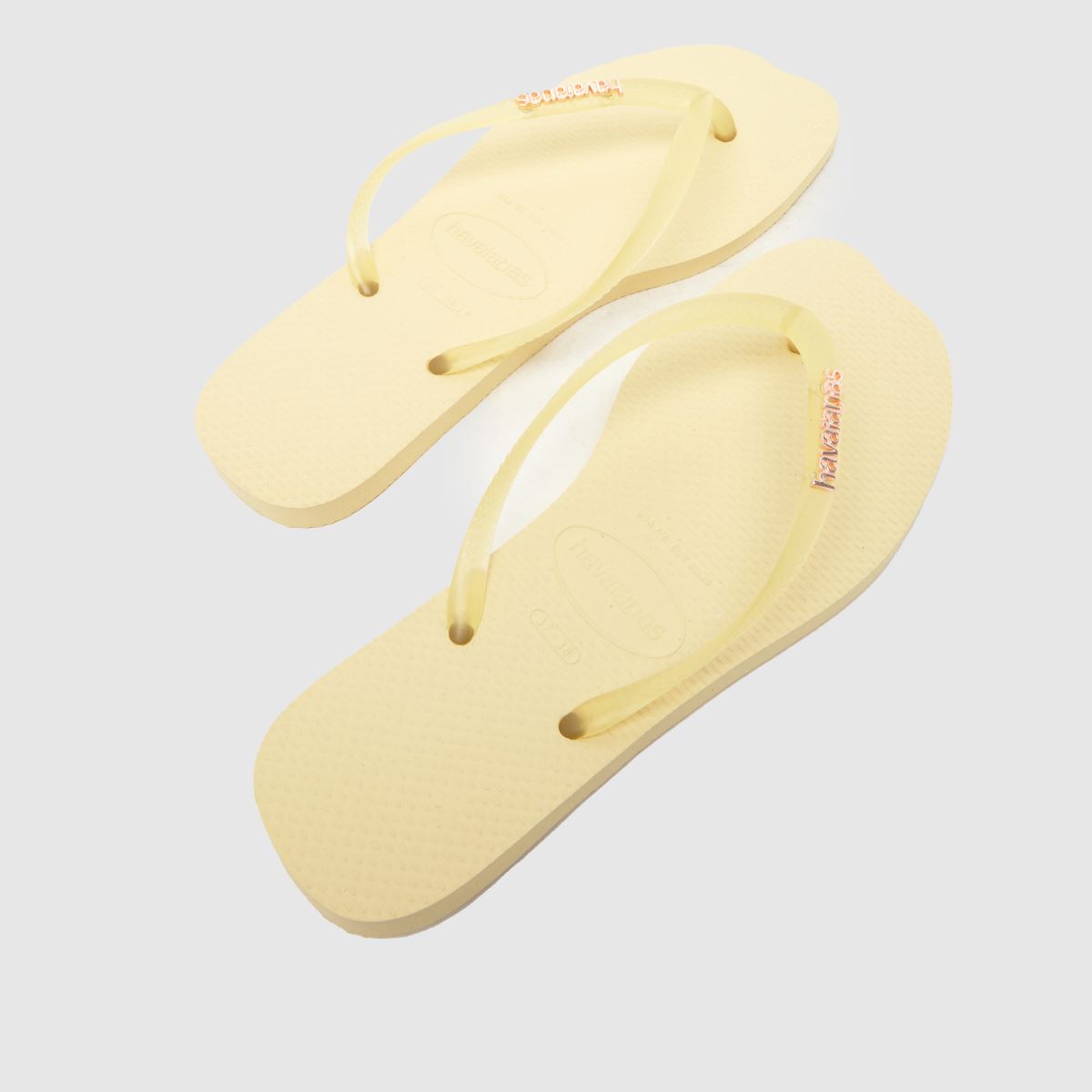 Havaianas Slim Split in Pale Yellow Havaianas Slim Split 7