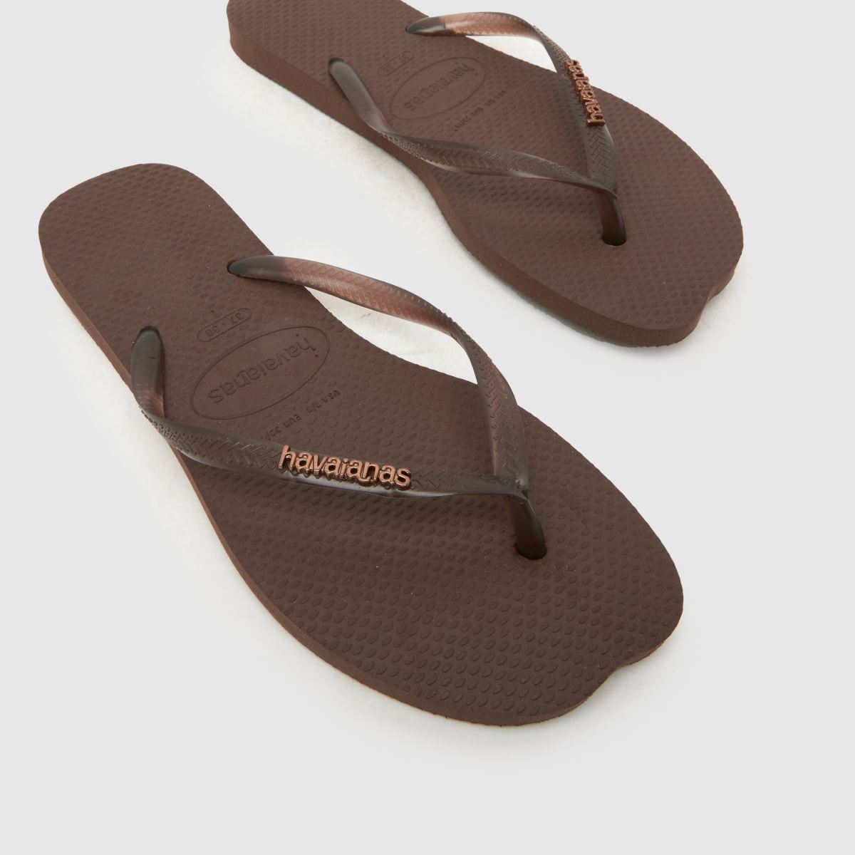 Havaianas Slim Split in Dark Brown Havaianas Slim Split 4