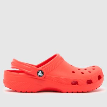 Crocs Red Classic Clog Womens Sandals