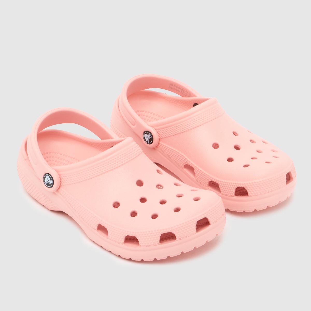 Womens Pale Pink Crocs Classic Clog Sandals schuh