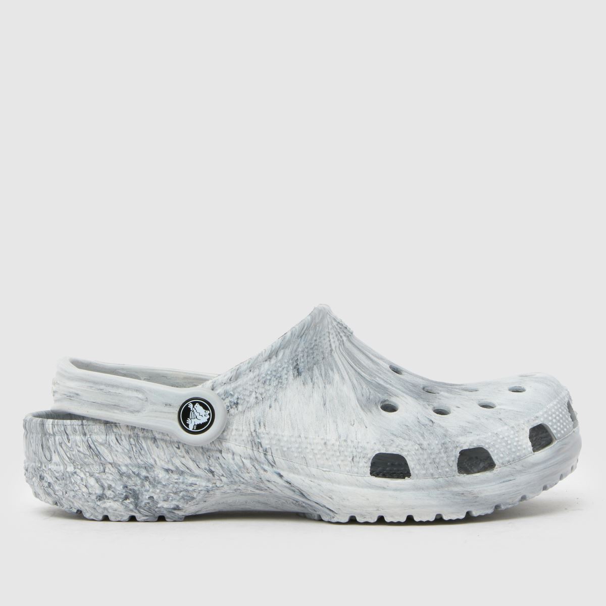 Crocs Classic Marbled Clog Sandals in Grey