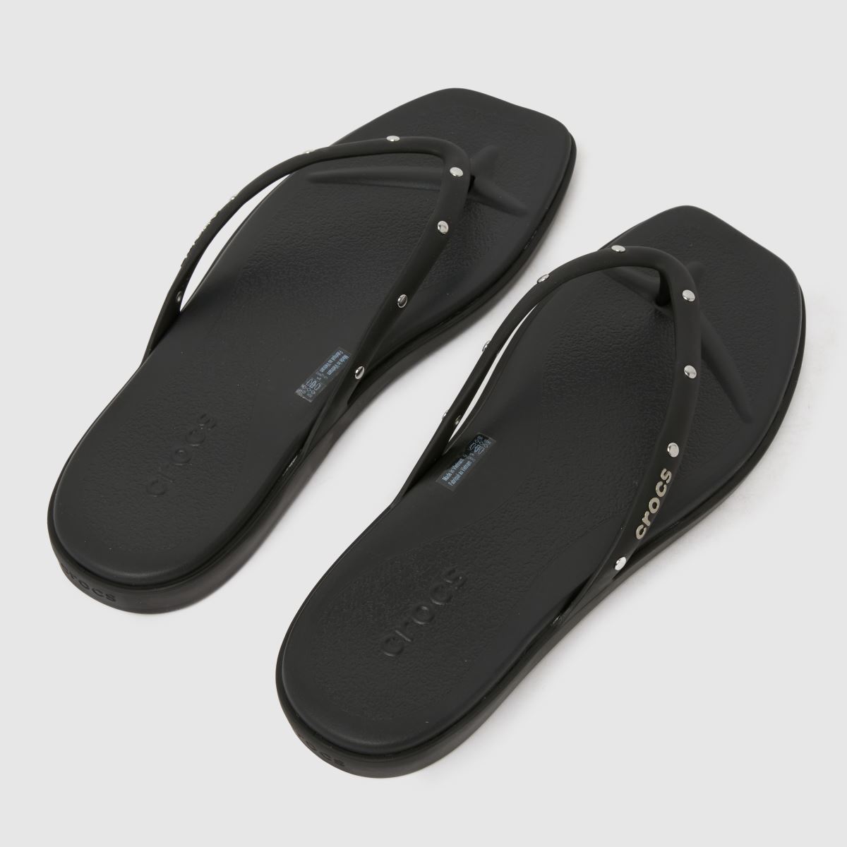 フラットシューズ Classic Studded Sandals - Crocs - Synthetic - Black Crocs Classic Studded Clog - Black | Journeys