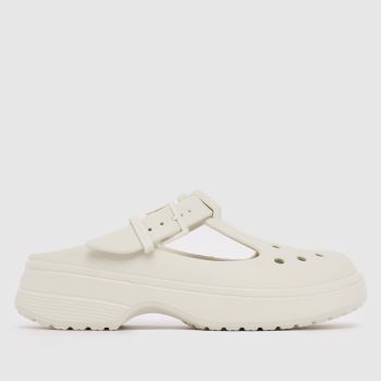Crocs Beige Classic Mary Jane Clog Womens Sandals