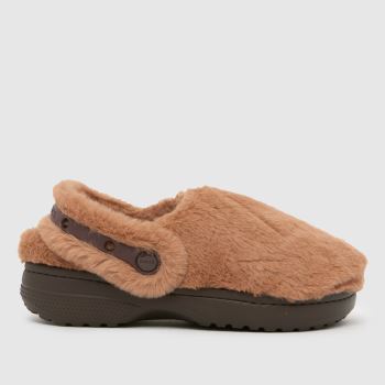 Crocs Brown Classic Unfurgettable Clog Womens Sandals