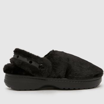 Crocs Black Classic Unfurgettable Clog Womens Sandals