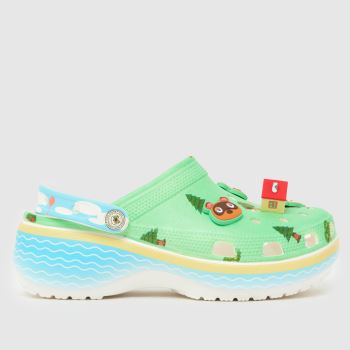 Crocs Multi Animal Crossing Platform Clog Womens Sandals