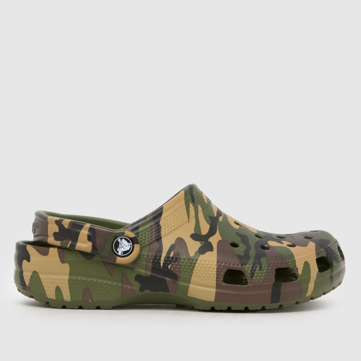 Crocs Classic Clog Sandals in Green Multi