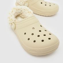 Crocs Classic Fleece Lined Clog in Stone Crocs Classic Fleece Lined Clog,3 of 4