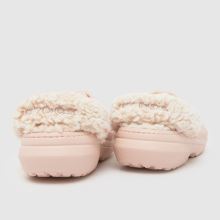 Crocs Classic Fleece Lined Clog in Pale Pink Crocs Classic Fleece Lined Clog,4 of 4
