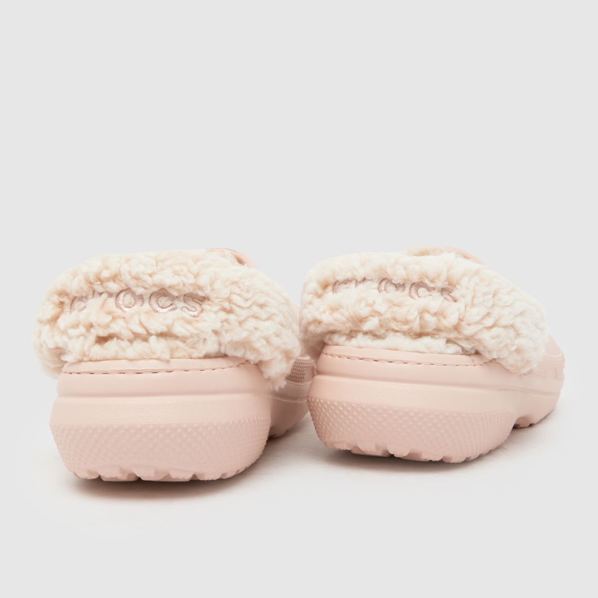 Crocs Classic Fleece Lined Clog in Pale Pink Crocs Classic Fleece Lined Clog 7
