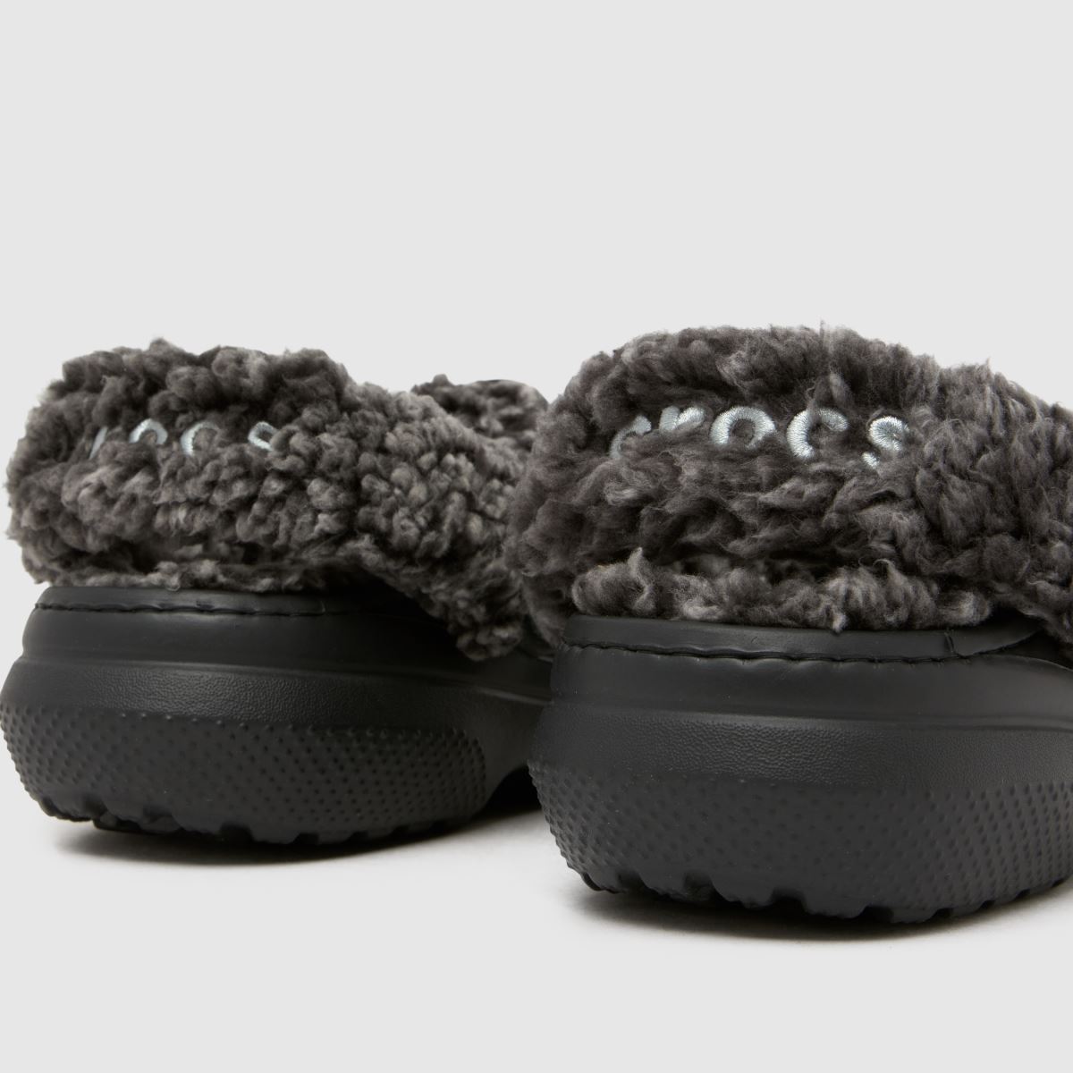 Crocs Classic Fleece Lined Clog in Black Crocs Classic Fleece Lined Clog 4