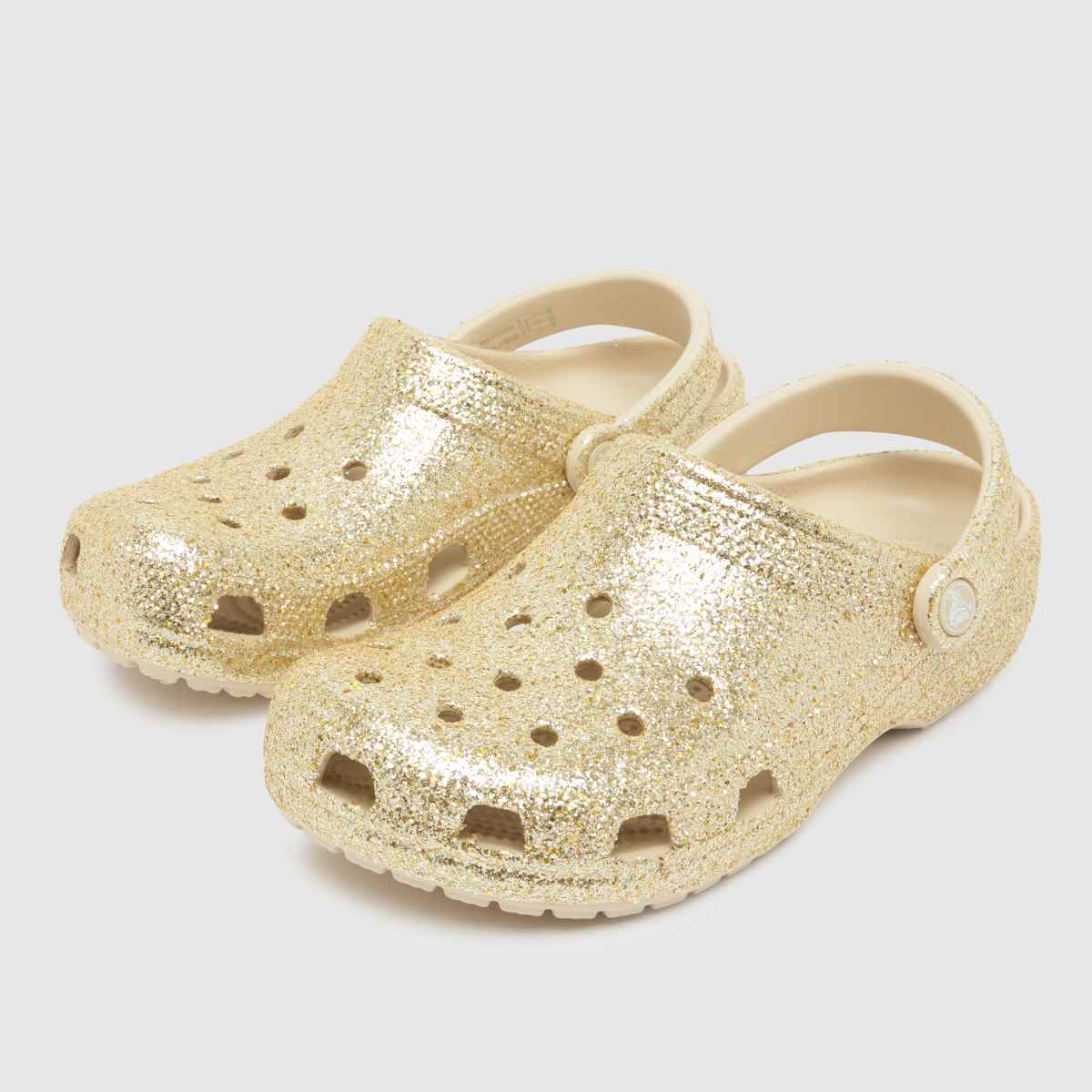 Crocs Classic Chunky Glitter Clog in Gold Crocs Classic Chunky Glitter Clog 4