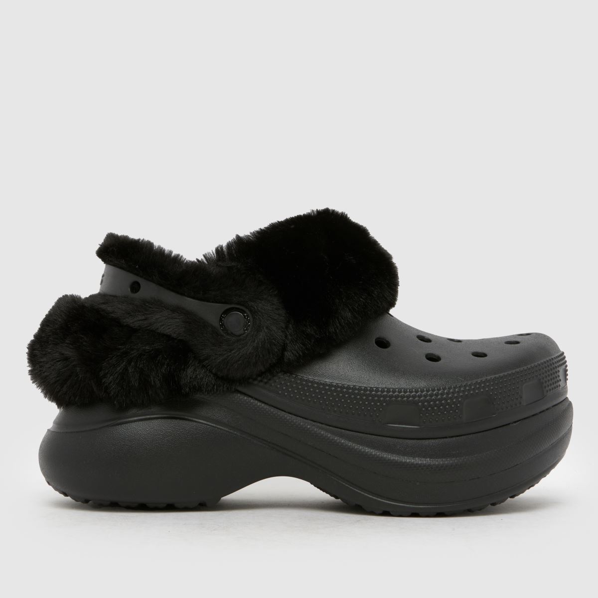 Crocs Bae Lined Clog Sandals in Black