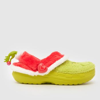 Crocs Multi x The Grinch Classic Clog Womens Sandals