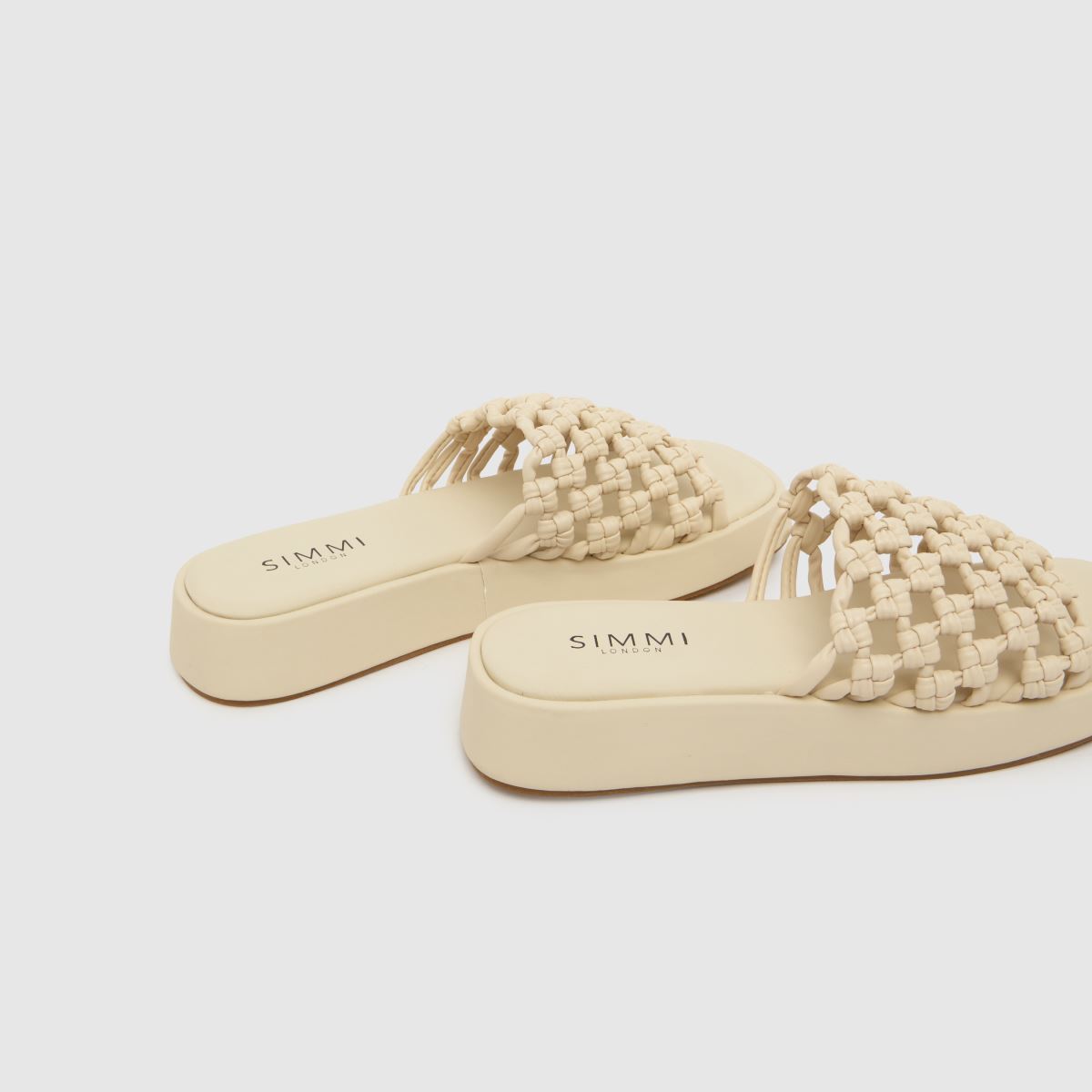 SIMMI Elena Raffia Slide in Off-White SIMMI Elena Raffia Slide 7