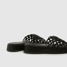SIMMI Elena Raffia Slide in Black SIMMI Elena Raffia Slide,4 of 4