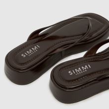 SIMMI Kimmie Platform Flip in Brown SIMMI Kimmie Platform Flip,3 of 4