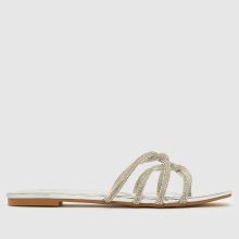 SIMMI Esther Bling Slide in Silver SIMMI Esther Bling Slide,1 of 4