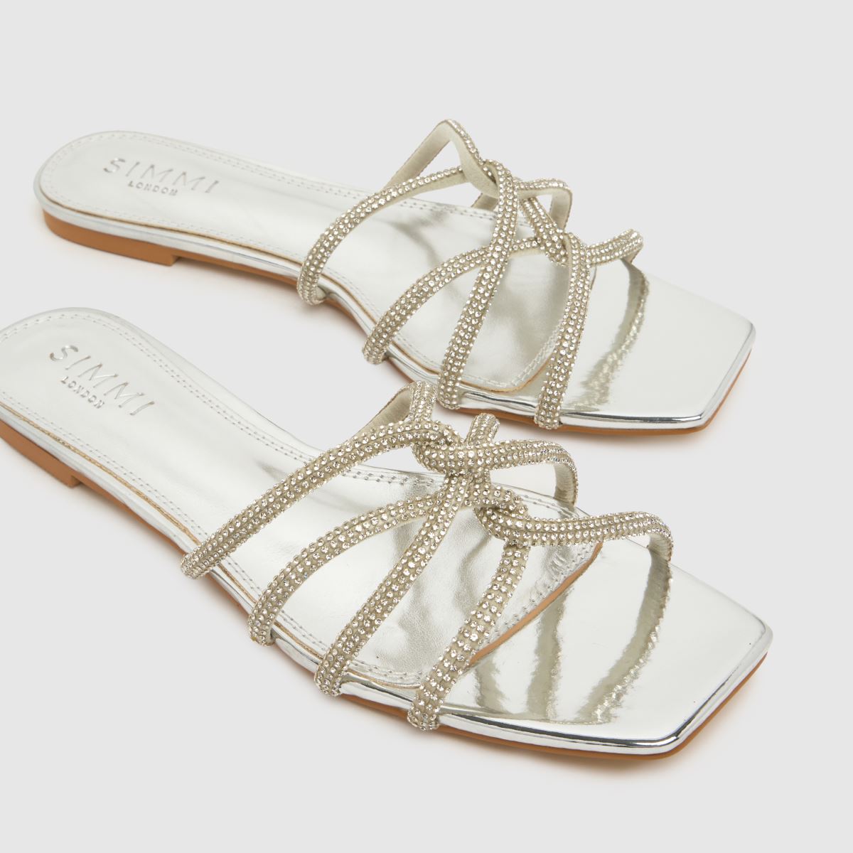 SIMMI Esther Bling Slide in Silver SIMMI Esther Bling Slide 4
