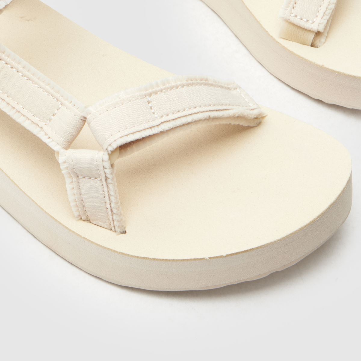 Womens Beige Teva Midform Universal Canvas Sandals schuh