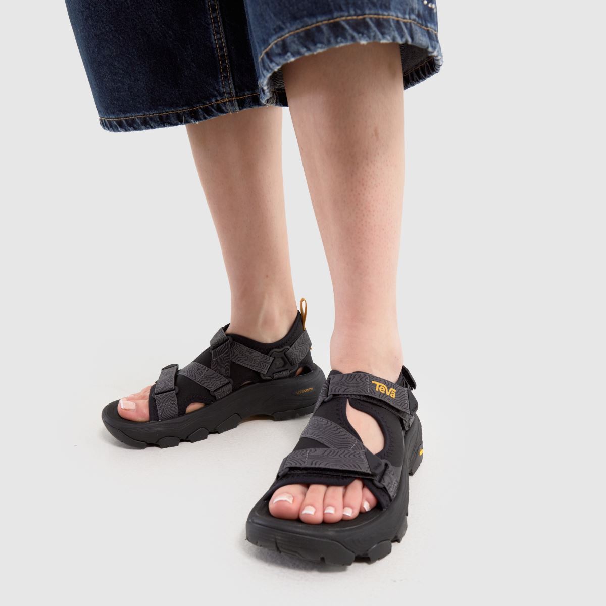 Womens Black Teva Grandview Max Sandals | schuh